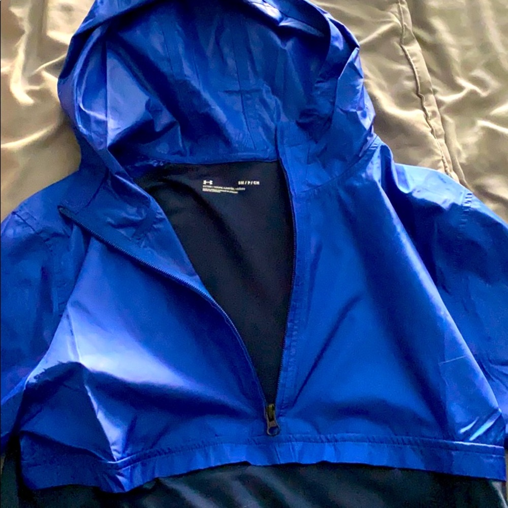 Lightweight raincoat.